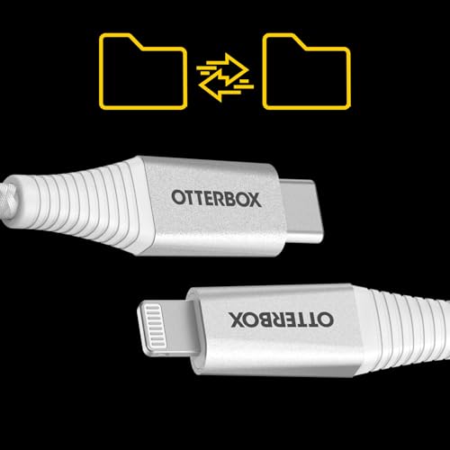 OtterBox Premium Pro Fast Charge Lightning to USB-C Cable, 2m - White