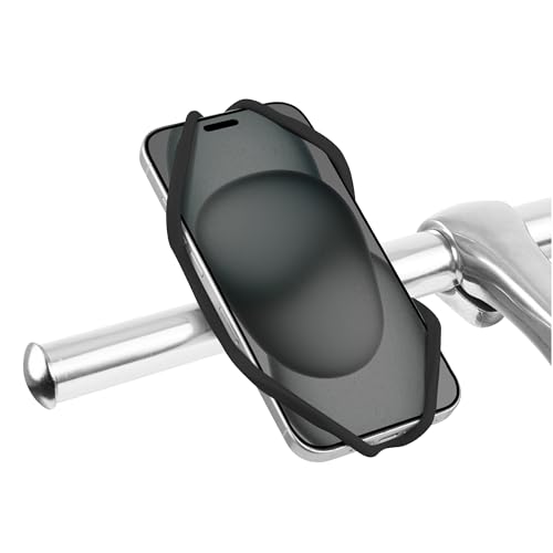 Bone Bike Tie 5, Universal Bike Phone Handlebar Mount for 4.7"-7.2" Phones - color: Black - Bike Tie 5