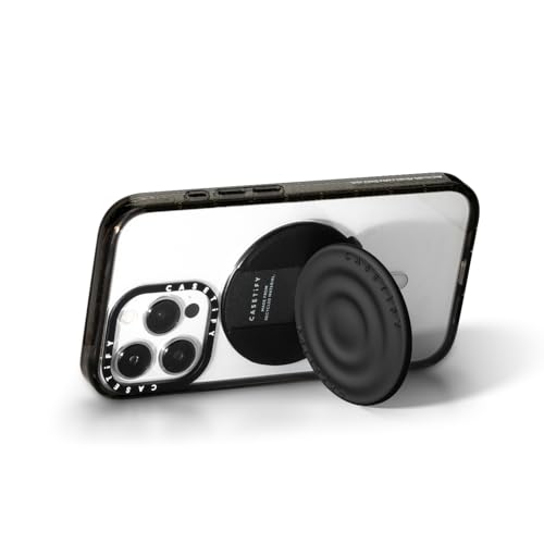 CASETiFY Snappy Ripple Grip Stand Compatible with Magsafe - Black