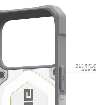 URBAN ARMOR GEAR UAG Designed for iPhone 17 Pro Case Pathfinder Clear - Compatible with MagSafe Luminous Glow in The Dark Military Grade Protective Cover, Active Neon - color: Pathfinder Clear - Active Neon
