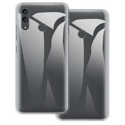 2-Pack TPU Case for Murena Teracube 2E - Clear | 6.1" Soft Flexible Gel Cover, Shockproof Anti-Scratch Protective Phone Bumper - color: Clear+Clear