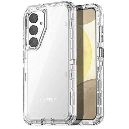 AICase for Galaxy S23 Case Clear Case(6.1"),Heavy Duty Drop Protection Full Body Rugged Shockproof/Dust Proof 3-Layer Military Protective Tough Durable for Samsung S23 6.1 5G - color: Clear Heavy Duty