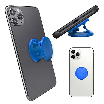 Phone Grip and Stand, Universal Expandable Phone Holder for Smartphones (Blue) - color: Blue