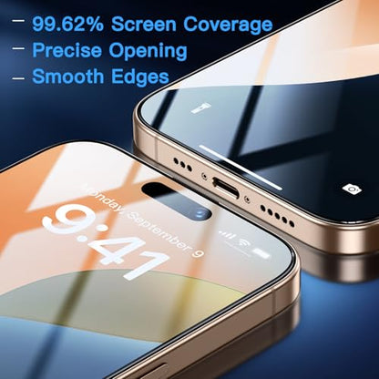 Uyiton for iPhone 16 Pro Screen Protector (Anti-Blue Light) - size: iPhone 16 Pro - 6.3 inch