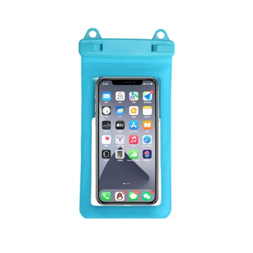 Waterproof Phone Pouch, IPX8 Waterproof Phone Case for iPhone 17/16/15/14 Pro Max, Cell Phone Dry Bag for Beach & Cruise Essentials, Touch Screen, Lanyard Included, (Fits Up to 7.5”)-Sky Blue - color: Sky Blue