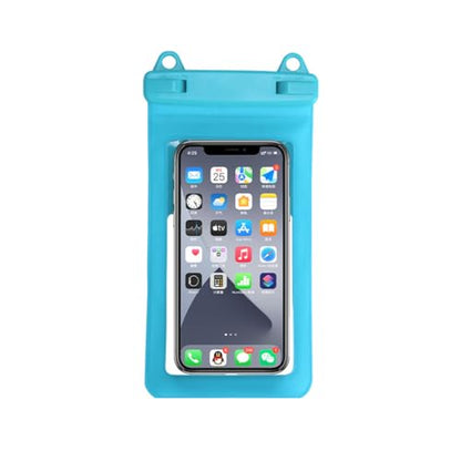 Waterproof Phone Pouch, IPX8 Waterproof Phone Case for iPhone 17/16/15/14 Pro Max, Cell Phone Dry Bag for Beach & Cruise Essentials, Touch Screen, Lanyard Included, (Fits Up to 7.5”)-Sky Blue - color: Sky Blue