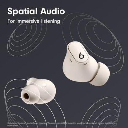 Beats Studio Buds + | True Wireless Noise Cancelling Earbuds, Enhanced Apple & Android Compatibility, Built-in Microphone, Sweat Resistant Bluetooth Headphones, Spatial Audio - Ivory - color: Ivory, style: Standalone