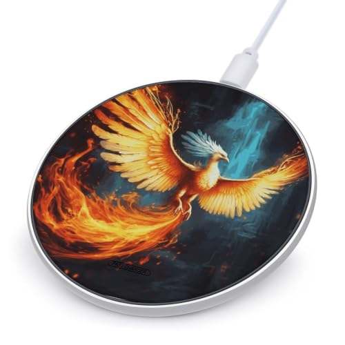 Beautiful Phoenix Wireless Charger, Fast Charging Pad