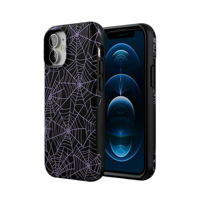 Casely iPhone 12 Mini Case | Midnight Web | Spider Web | Bold Protective Design | Compatible with MagSafe - color: Midnight Web | Spider Web, size: Iphone 12 Mini