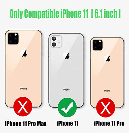 Wireless Charging Case for iPhone 11, 10000mAh High Capacity Portable Rechargeable Protective Battery Case Wireless Charging Compatible with iPhone 11 (6.1 inch) Extended Battery Charger Case (Black) - size: iPhone 11
