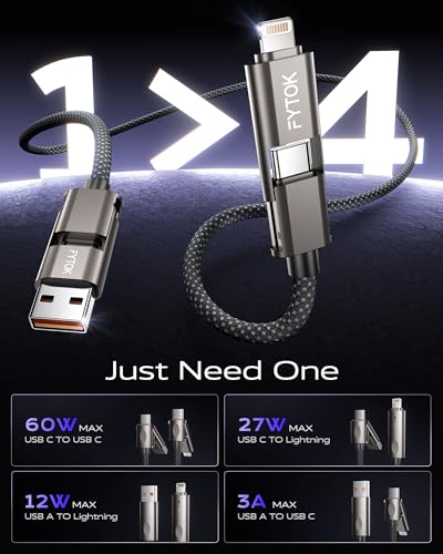 USB C Cable Fast Charging 60W iPhone Charger Cable 6FT, Apple MFi Certified - size: 6FT-1Pack