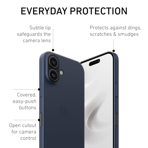 PEEL Super Thin Case for iPhone 16 (Navy) - color: Navy, size: Super Thin