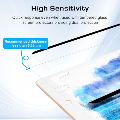 Magnetic Paper Screen Protector for iPad 9th/8th/7th Generation (10.2-Inch, 2021/2020/2019), Detachable and Reusable Nano Adsorption High Sensitive Anti Glare Matte Film for Writing&Drawing - size: Magnetic iPad 10.2inch