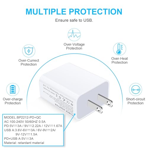 USB C Fast Charger for Samsung Galaxy A17 A16 5G A15 5G A14 5G A57 A56 A37 - color: White