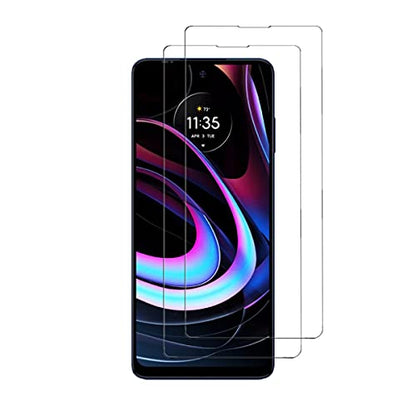 for Moto Edge 2021 Screen Protector Tempered Glass - [2Pack] 9H Hardness Anti-Scratch Protective Film for Moto Edge 2021 (Not for Moto Edge 2020 3D Curved)