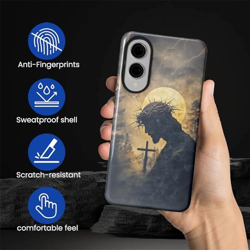 CARLOCA Case for Samsung Galaxy S25 Edge,Faith Inspired Christians Scripture Design Hybrid Dual Protection Soft TPU + Hard PC,Shockproof Anti-Scratch Cover Men Women Stylish Protective Phone Case - color: Faith Inspired Christians Scripture, size: Galaxy