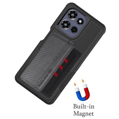 for Motorola Moto G Power 2026 Case Wallet with Card Holder 2025 | Full Body Rugged Protective Phone Cases, Built-in 2 Credit Card Slots, Hidden Magnetic Closure, Military Grade Protection