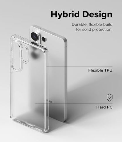 Ringke for Samsung Galaxy S26 Ultra Case [Fusion Matte Clear] | Oil & Dirt Resistant, Anti-Fingerprint Technology Prevents Oily Smudges, Frosted Coating Feels Velvety Soft - size: Galaxy S26 Ultra