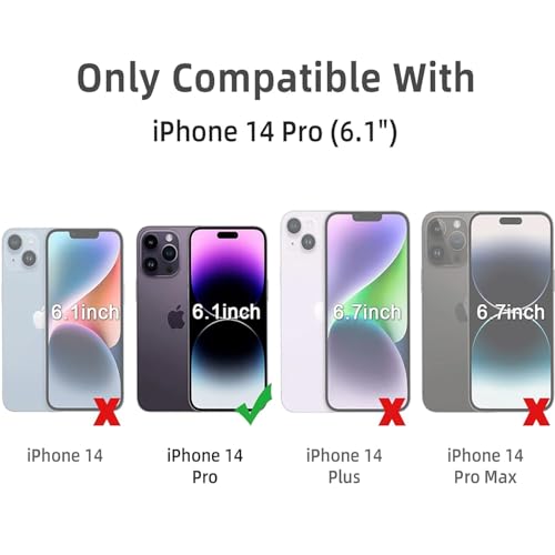 3 Pack Anti-Blue Light Screen Protector for iPhone 14 Pro - size: iPhone 14 Pro
