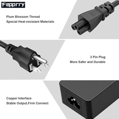 65W USB C Laptop Charger Compatible with Lenovo Thinkpad/Yoga/Chromebook, ADLX65YDC2A Replacement for Lenovo Laptop Charger