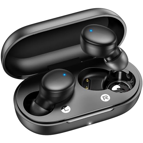 kurdene Wireless Earbuds Bluetooth 5.3 Light Weight in Ear Headphones - color: Black