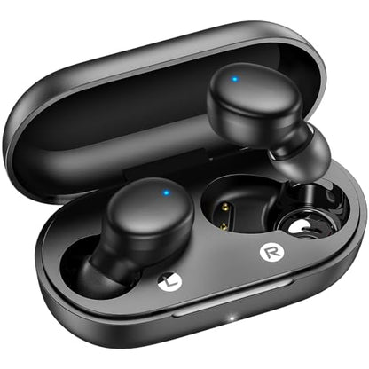 kurdene Wireless Earbuds Bluetooth 5.3 Light Weight in Ear Headphones - color: Black