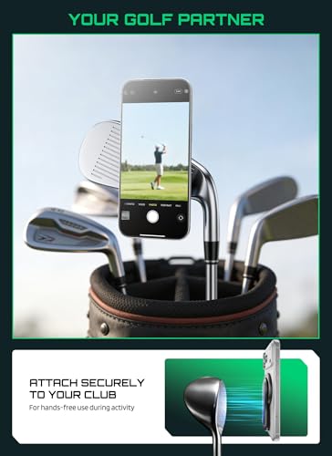 SUPCASE Magnetic Golf Cart Phone Holder, Compatible with MagSafe, Black