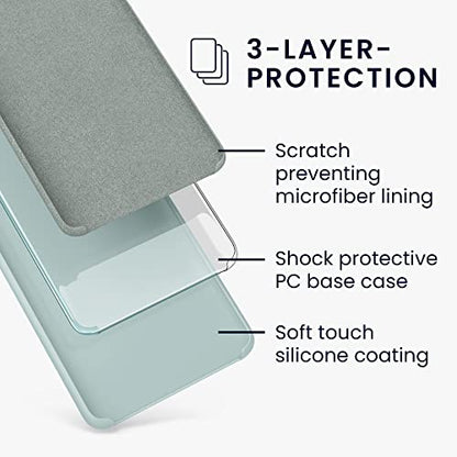 kwmobile Case Compatible with Google Pixel 7 Pro Case - TPU Silicone Phone Cover with Soft Finish - Cool Mint - color: Cool Mint, size: Pixel 7 Pro