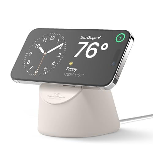 elago MS1 Charging Stand for MagSafe Charger - color: Stone