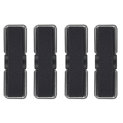 Cell Phone Holder for Hand, CISID Phone Finger Holder Loop Strap Grip with Stand for Phone Suitable for iPhone Samsung and Most Smartphones(Black Black Black Black 4PCS) - color: Black,Black,Black,Black,