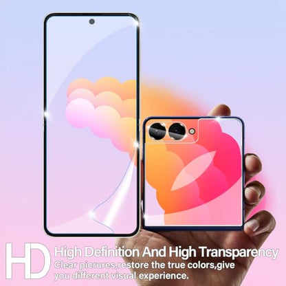BIGFACE [6 in 1 for Samsung galaxy Z Flip 7/galaxy Flip 8 Screen Protector - size: Galaxy Z Flip 7/Flip 8(6.9")