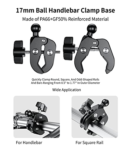 Kewig Motorcycle Phone Mount, Bike Phone Mount