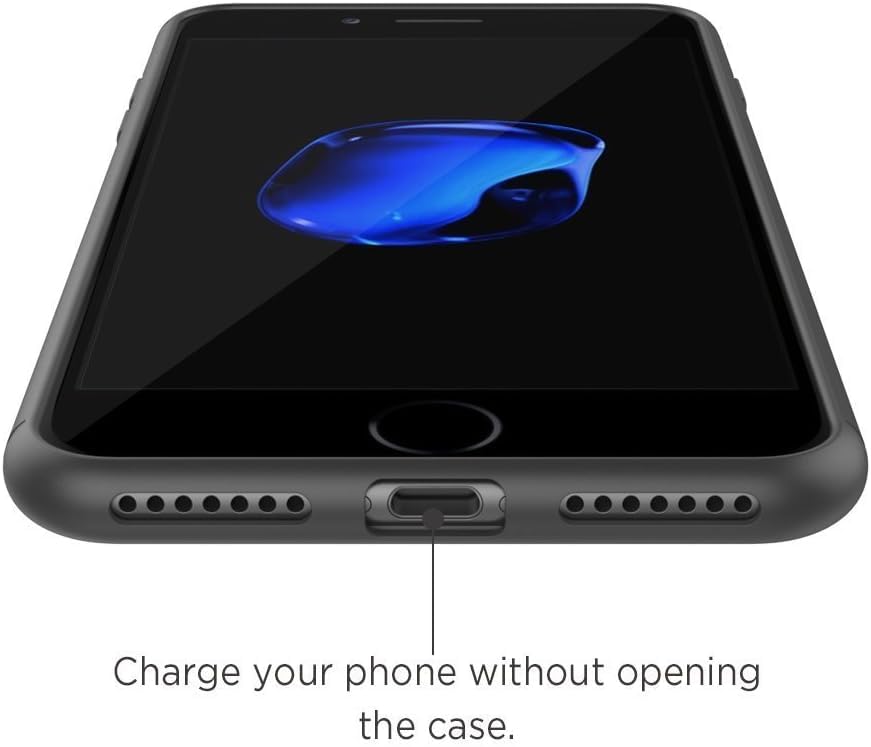 LRK Ultra Thin Black Case Compatible with iPhone 7 Plus/iPhone 8 Plus: Slim, Soft and Flexible (NOT Hard) [Matte Finish] Protective Black Phone Cover for iPhone 7 Plus/iPhone 8 Plus - Matte Black - size: iPhone 7 Plus/iPhone 8 Plus