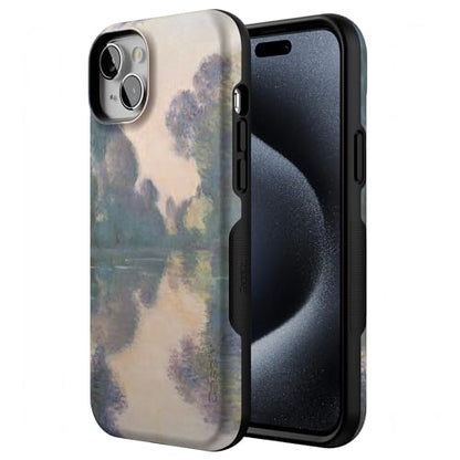 Casely iPhone 15 Plus Case | Monet's Morning | The Met Museum | Bold Protective Design | Compatible with MagSafe - color: Monet's Morning | The Met Museum