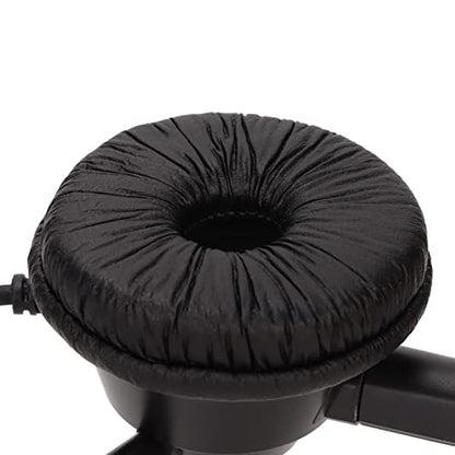 H360-3.5VA Single Sided Headset, Corded Monaural Headset with Noise Canceling Mic and Volume Control, Single Ear Headset for 3.5mm Jack Devices in Call Centers and