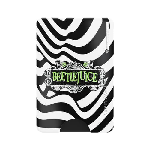 VELVET CAVIAR compatible with MagSafe Wallet - Magnetic Card Holder Wallet for iPhone 12/13/14/15 (Beetlejuice It's Showtime) - color: Beetlejuice It's Showtime