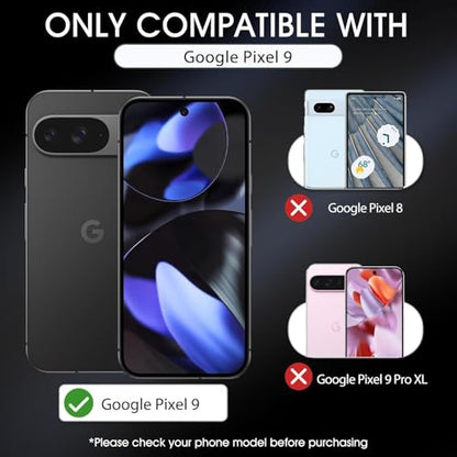 3 Pack Privacy Screen Protector for Google Pixel 9 6.3", Ultra-Thin Anti-Spy Soft TPU Hydrogel Protective Film for Google Pixel 9 - Self-Healing, Touch Sensitive, Case Friendly - size: Google Pixel 9
