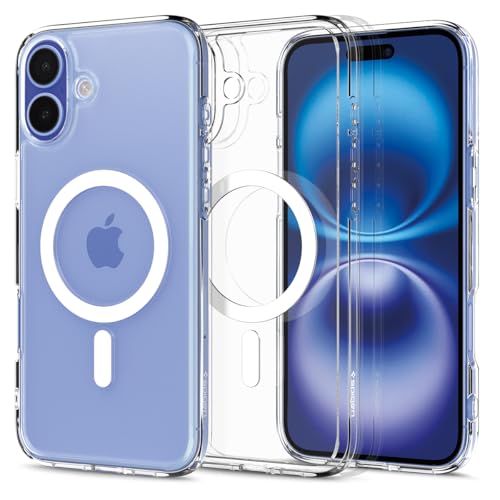 Spigen for iPhone 16 Plus Case, Ultra Hybrid MagFit [Anti-Yellowing] [Compatible with Magsafe] - Clear - color: Clear, size: iPhone 16 Plus