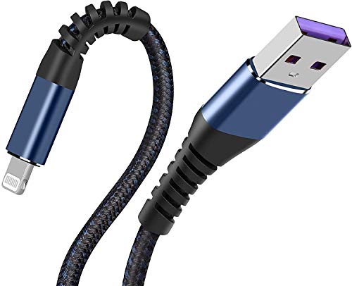 Lightning Cable 3ft for Apple Certified,2 PackiPhone Charger 3 feet Charging Cord, Fast iPhone USB Cord for iPhone 11/11Pro/11Max/ X/XS/XR/XS Max/8/7/6/5S/SE/iPad Mini Air(Blue) - color: Blue, size: 3foot