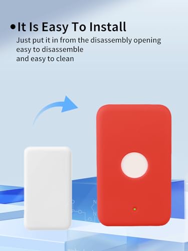 Compatible with Apple iPhone Air MagSafe Battery,UYRUREL Premium Silicone Shockproof Protection Ultra-Thin Design, Comfortable and Skin-Friendly,Red. - color: Red