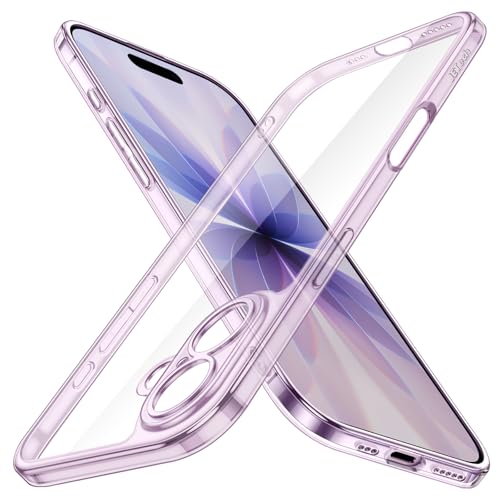 JETech Slim Case for iPhone 17, Lavender | Camera Lens Protection, Ultra-Thin Lightweight Design, Clear Back, Minimalist Style - color: Lavender, size: iPhone 17