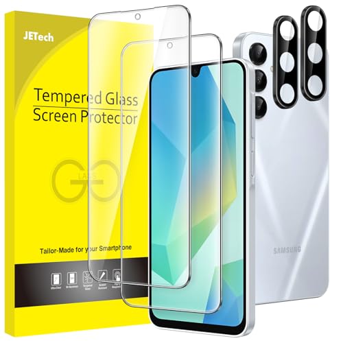 JETech Screen Protector for Galaxy A16, with Camera Lens Protector, 2+2Pack - size: Galaxy A16