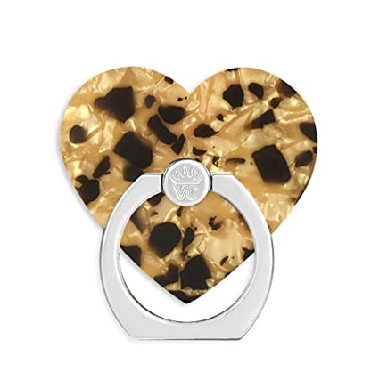 VELVET CAVIAR Cell Phone Ring Holder - Finger Ring & Stand - Improves Phone Grip Compatible with iPhone, Galaxy, Most Smartphones (Blonde Tortoise) - color: Blonde Tortoise