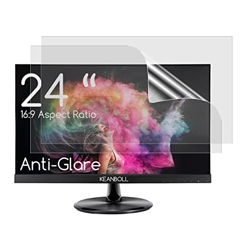 KEANBOLL (2-Pack) 24 Inch 16:9 Computer Screen Protector for Widescreen Monitor - Anti-Glare - Anti-Scratch Protector Film Shield -Matte