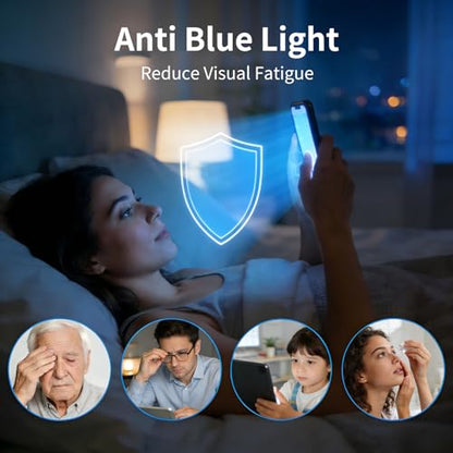 2-Pack Blue Light Tempered Glass Screen Protector for iPhone 17 Air – Anti-Blue Light Tempered Glass, Eye Protection, 9H Scratch Resistant, Easy Installation