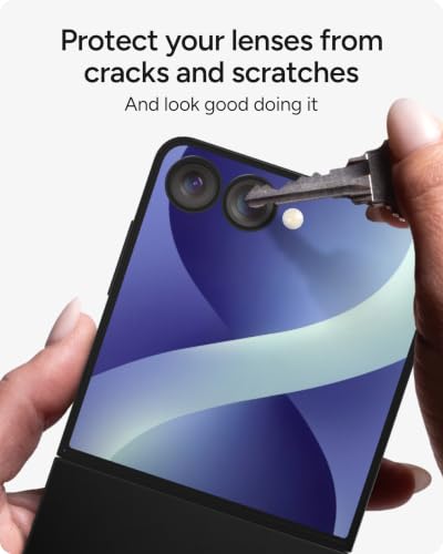 ZAGG Glass Elite Samsung Galaxy Z Flip8 Camera Lens Protector - color: Black, size: Samsung Galaxy Z Flip8
