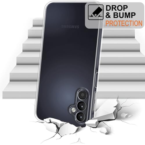 TENOC Phone Case for Samsung Galaxy A16 4G/5G, Clear Case Shockproof Protective Bumper Slim Cover - color: Clear, size: A16