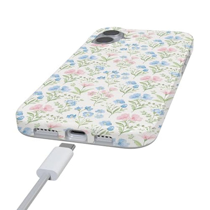 Casely iPhone 16 Case | Pastel Garden | Sunday Best | Compatible with MagSafe | Classic Ultra Slim Design - color: Sunday Best | Pastel Garden, size: Iphone 16