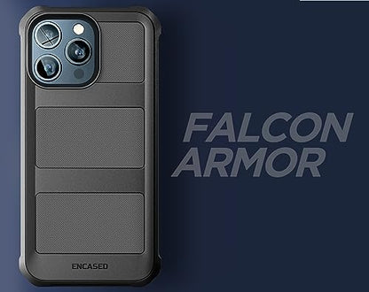 ENCASED Compatible with iPhone 15 Pro Max Case - Military Grade Protection with 360 Rugged Full-Body Coverage (iPhone 15 Pro Max) Black - size: iPhone 15 Pro Max