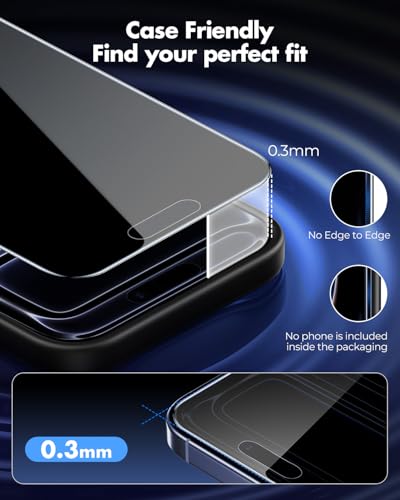 UNBREAKcable for iPhone 17 Pro Privacy Screen Protector QuickSet Box, 25° Anti-Spy Tempered Glass, 9H+ Hardness, Case-Friendly, Bubble-Free, Anti-Fingerprint, for Apple 17Pro - 2 Pack 6.3" - size: iPhone 17 Pro